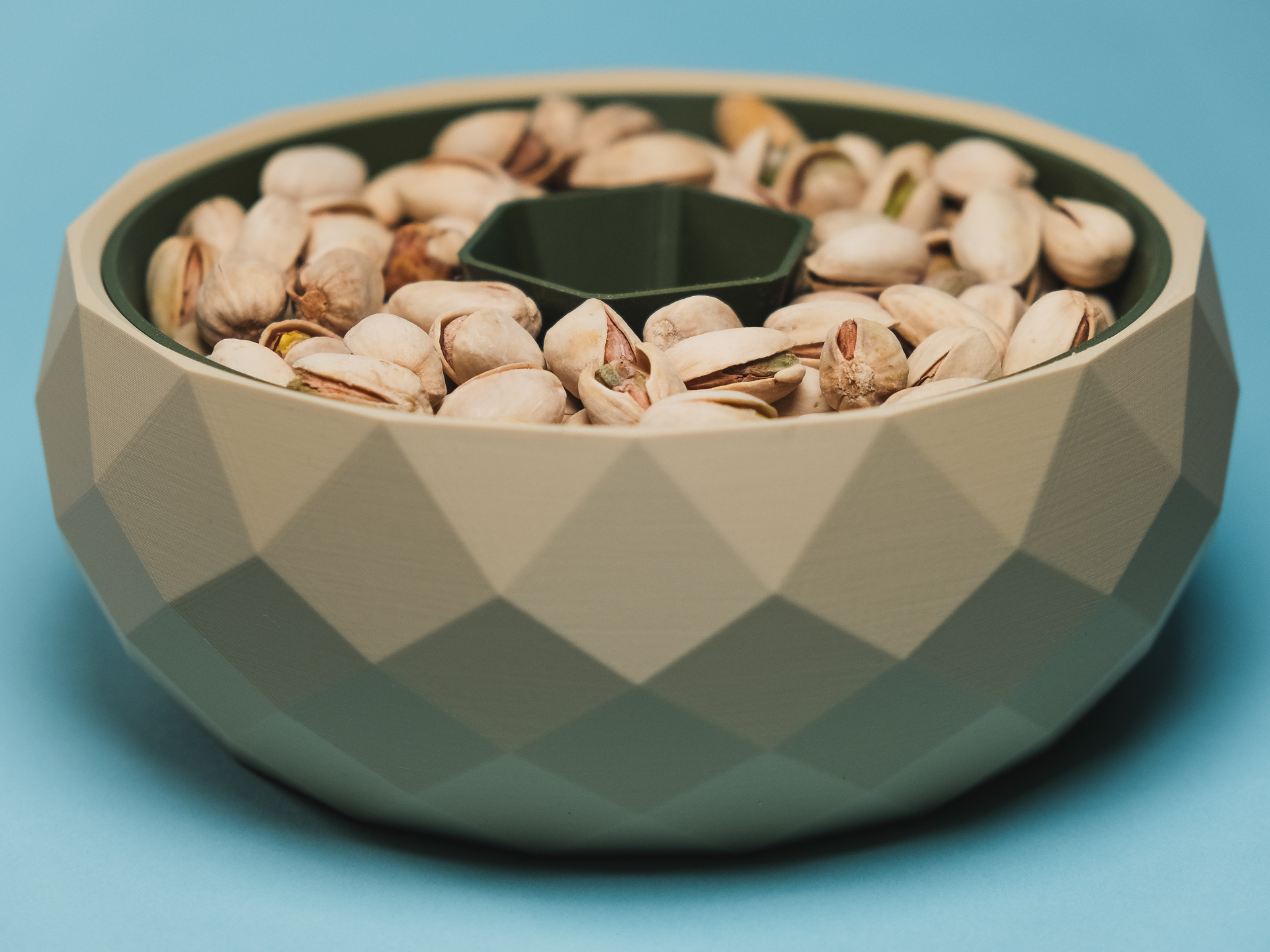 Geometric Snack Bowl – Modern 3D Printed Design