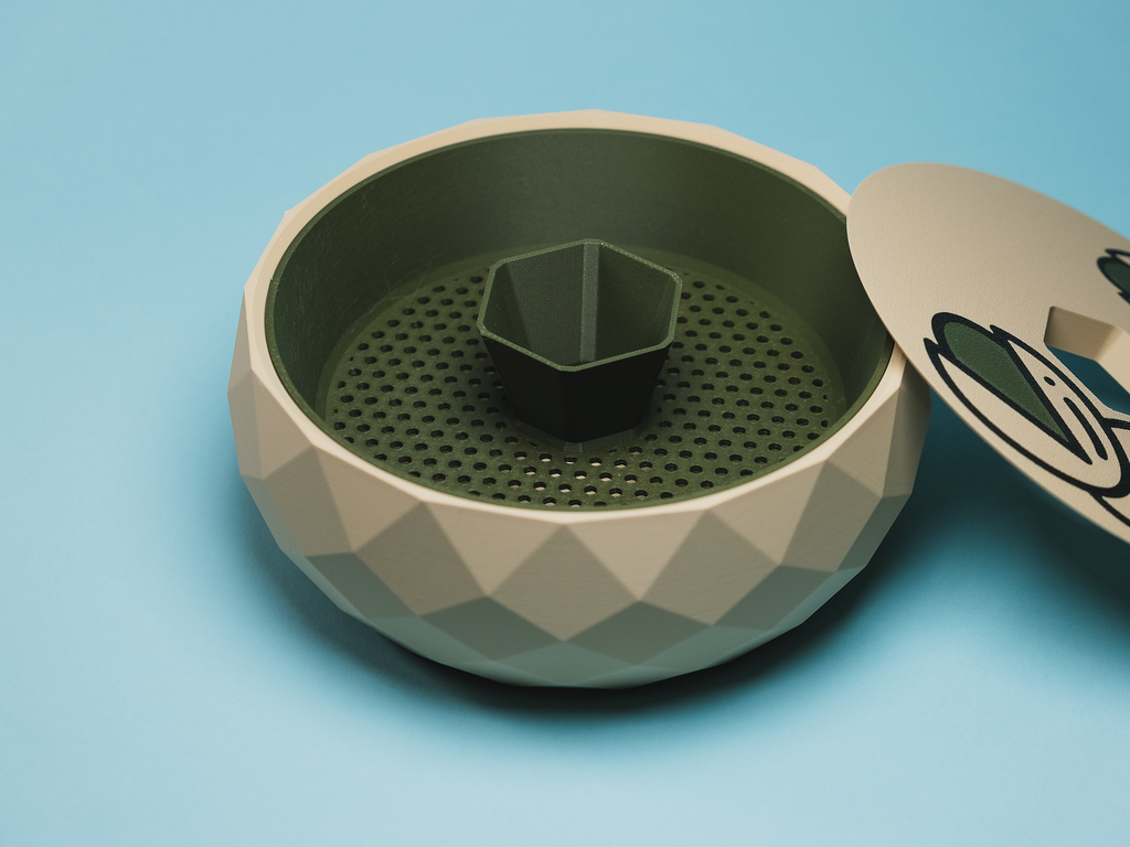 Geometric Snack Bowl – Modern 3D Printed Design