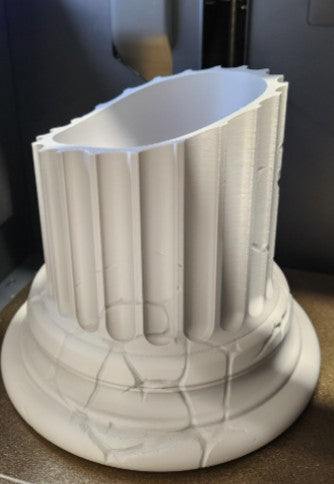 Corinthian Column Planter – Marble Finish